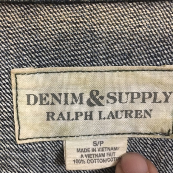 Denim & Supply Ralph Lauren men jean jacket Small - Picture 6 of 7